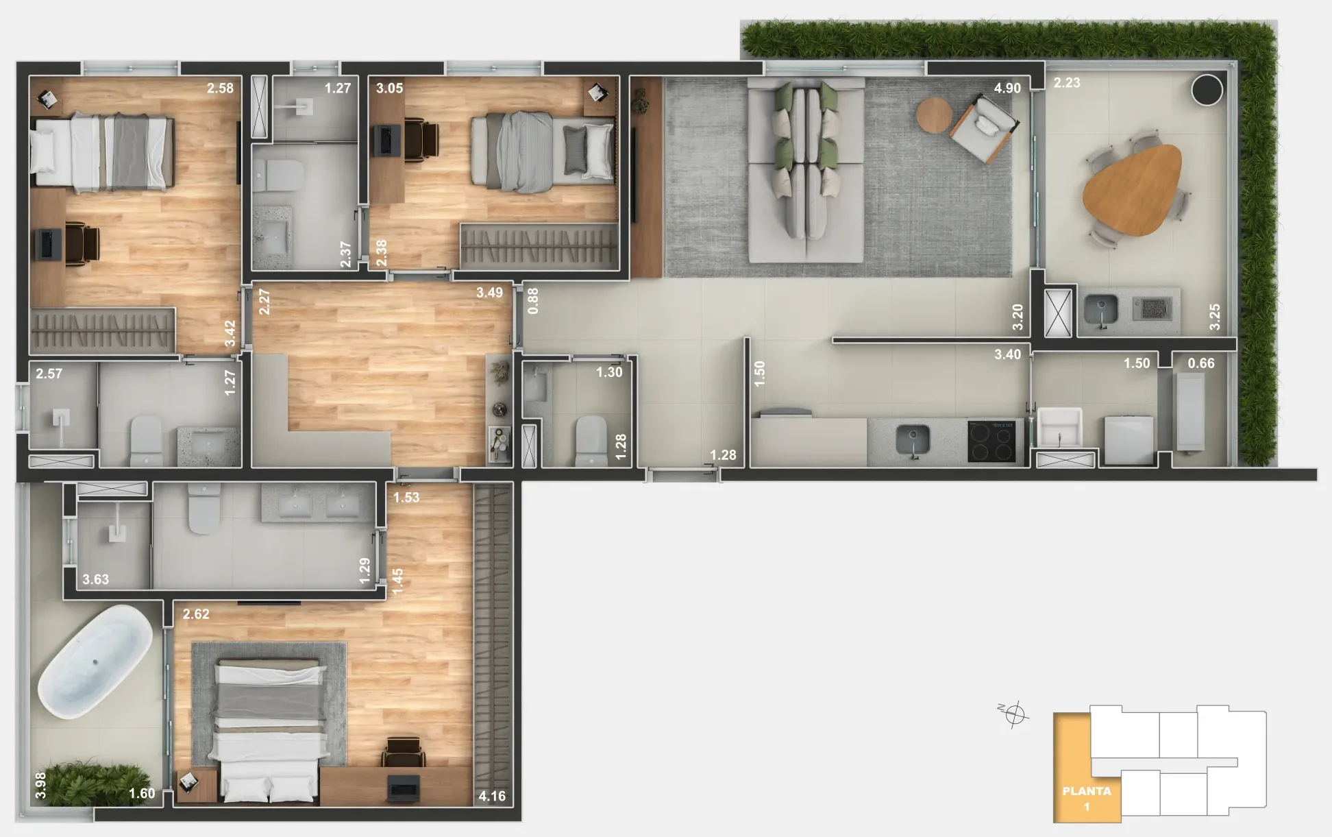 Planta 1